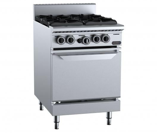 B&S VOV-SB4 4 Burner Range Oven - NEW (1)
