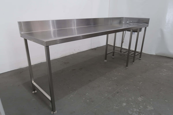 Stainless Steel Sink Bench & Splashback (4)