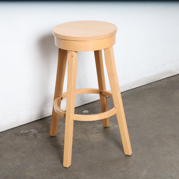 Wooden Bar Stools x 4 (2)