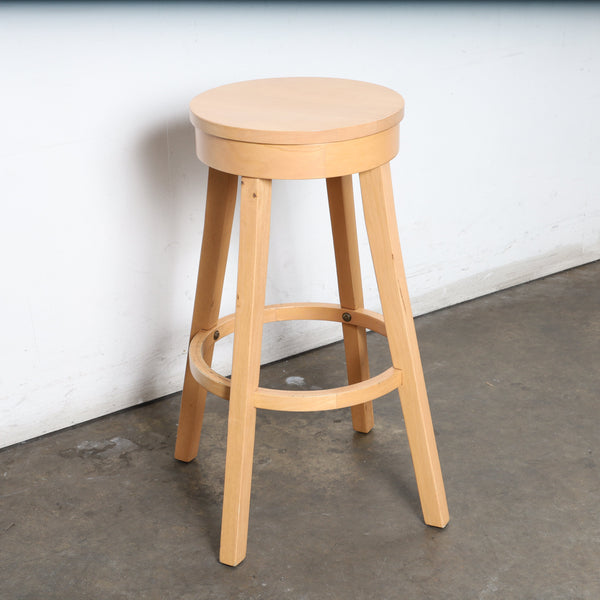 Wooden Bar Stools x 4 (2)