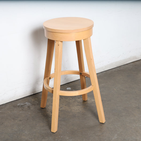 Wooden Bar Stools x 4 (2)