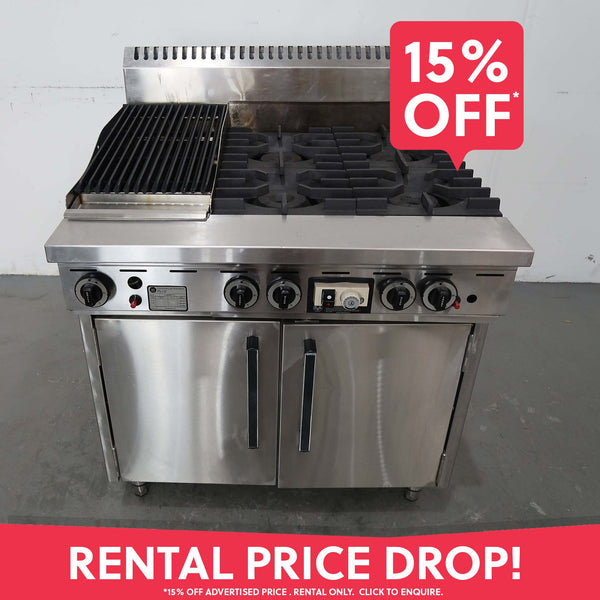 B&S OV-SB4-CBR3 5 Burner Range Oven (2)