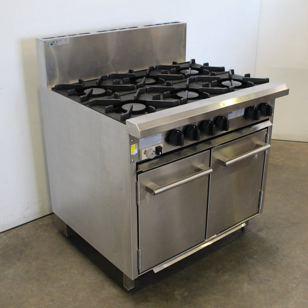 Luus CRO-6B 6 Burner Range Oven (2)