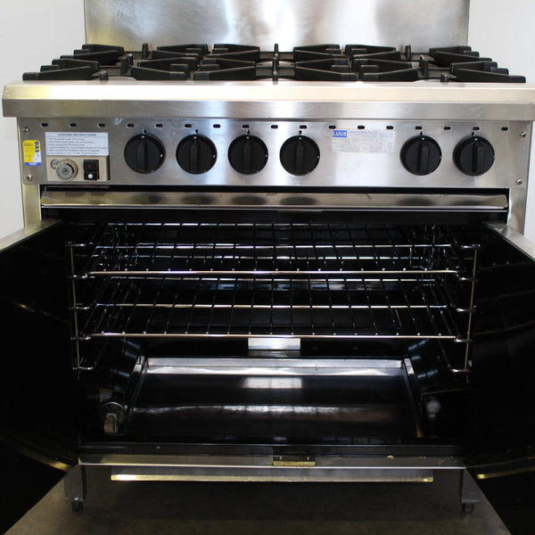 Luus CRO-6B 6 Burner Range Oven (4)