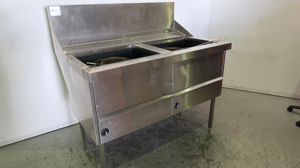 Complete WFS-2/22 Twin Pan Fryer (1)