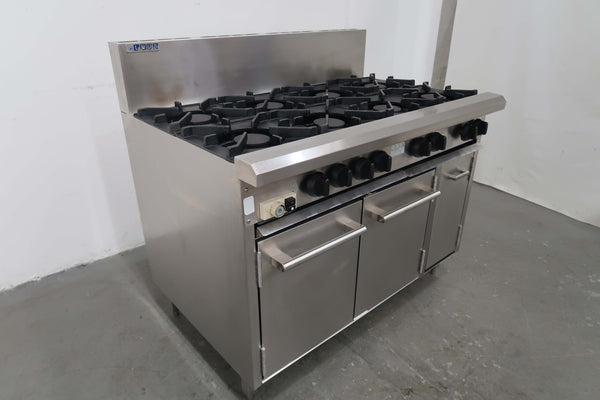 Luus CRO-8B 8 Burner Range Oven (4)