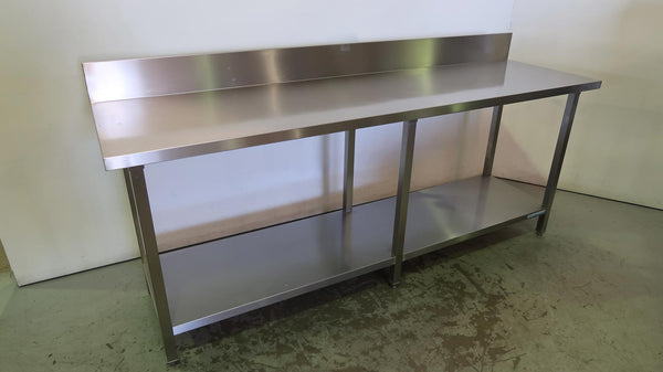 Brayco S/S Bench W/Splashback (2)