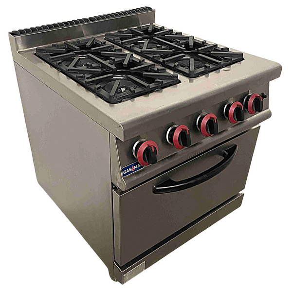 Gas Max JZH-RP-4/01 4 Burner Range Oven (NaN)