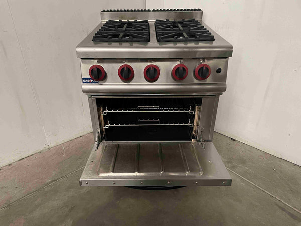 Gas Max JZH-RP-4/01 4 Burner Range Oven (6)