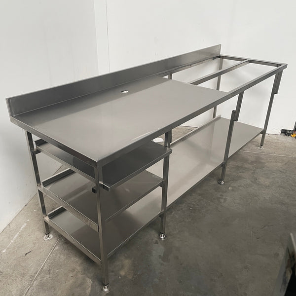 Stainless Steel Bench With Splashback (4)