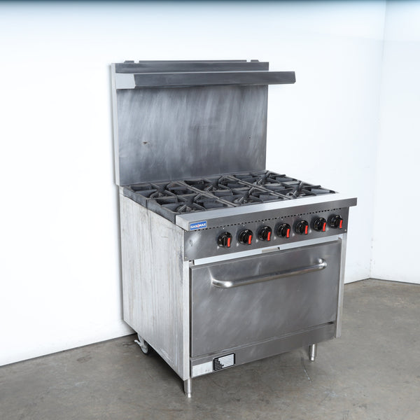 Gasmax S36(T) 6 Burner Range Oven (2)