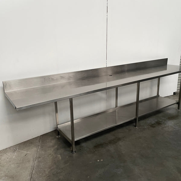 Stainless Steel Bench With Splashback (4)