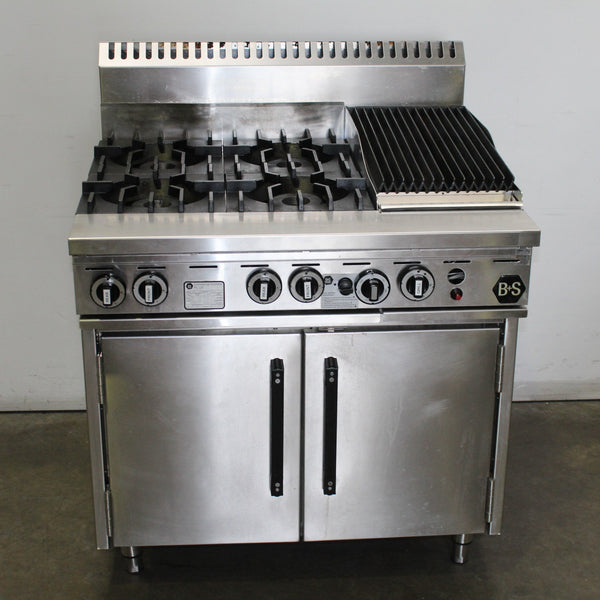 B+S OV-SB4-CBR3 4 Burner Range Oven (3)