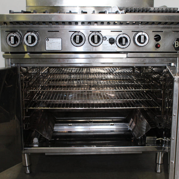 B+S OV-SB4-CBR3 4 Burner Range Oven (4)