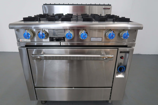 Oxford 6BBT-OV 6 Burner Range Oven (2)