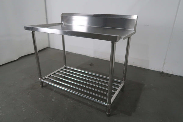 Stainless Steel Bench With Splashback (2)