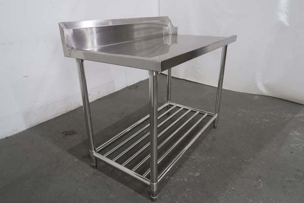 Stainless Steel Bench With Splashback (4)