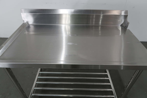 Stainless Steel Bench With Splashback (5)