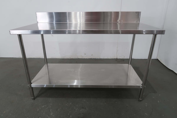 Stainless Steel Bench With Splashback (3)