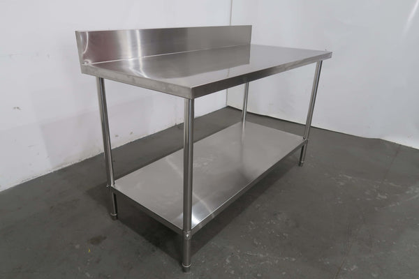 Stainless Steel Bench With Splashback (4)