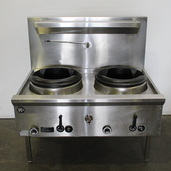 B+S UFWWK-2 Waterless 2 Hole Wok Table (3)