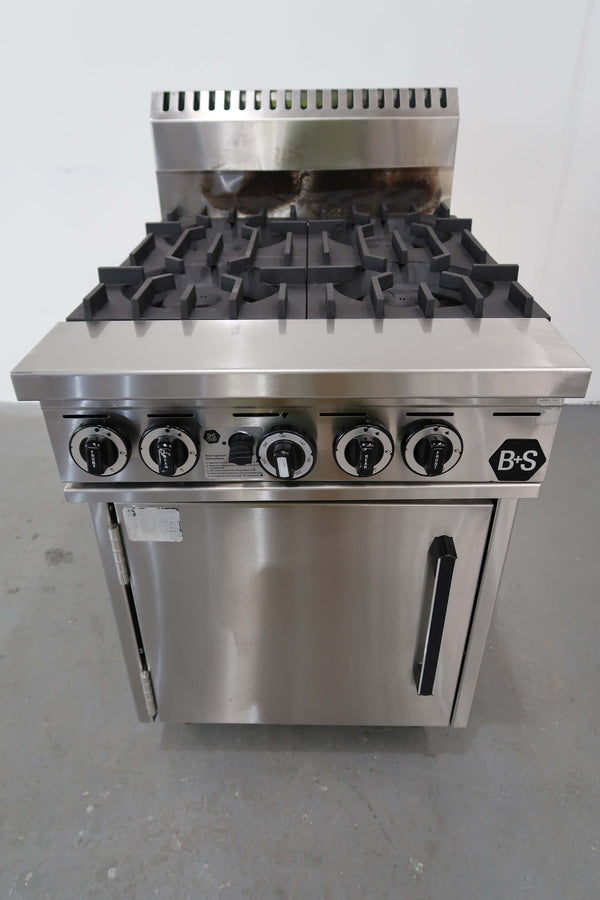 B&S OV-SB4 4 Burner Range Oven (2)