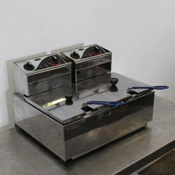 Roband F25 C/Top Double Pan Fryer (2)
