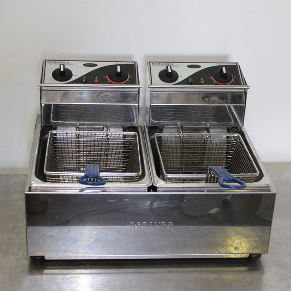 Roband F25 C/Top Double Pan Fryer (3)