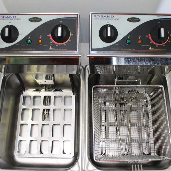 Roband F25 C/Top Double Pan Fryer (4)