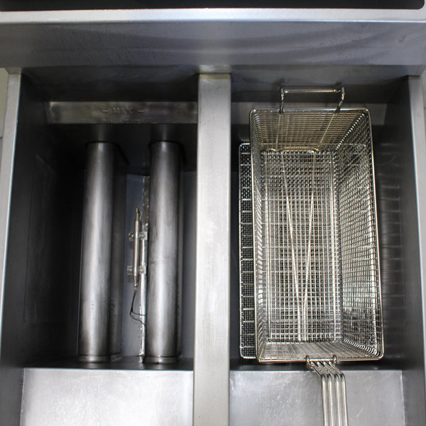 FED RC400TE Split Pan Fryer (4)