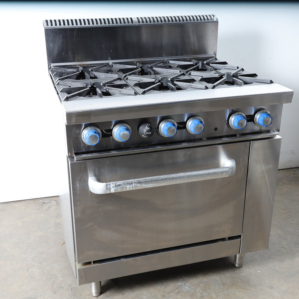 Cookrite ATO-6B-F 6 Burner Range Oven (2)