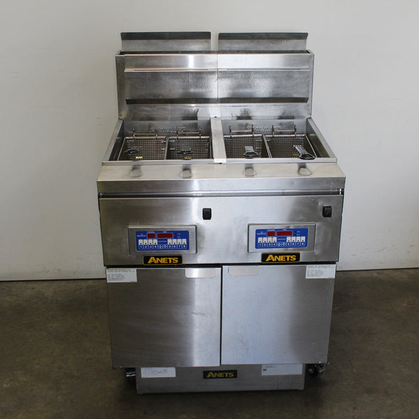 Anets FM2.14GS.CS Twin Deep Fryer Bank (3)