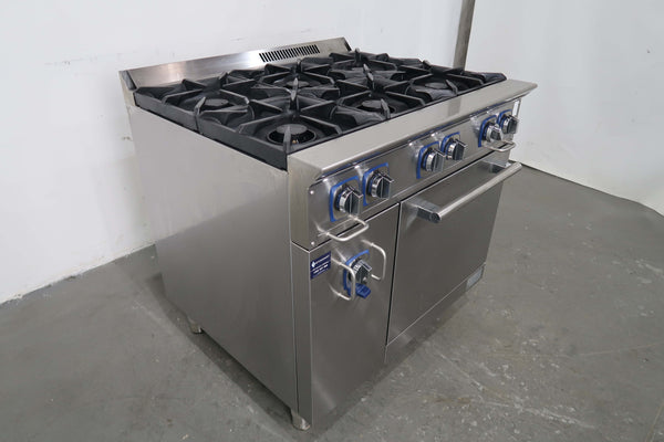 Electrolux ACFG36TW 6 Burner Range Oven (4)