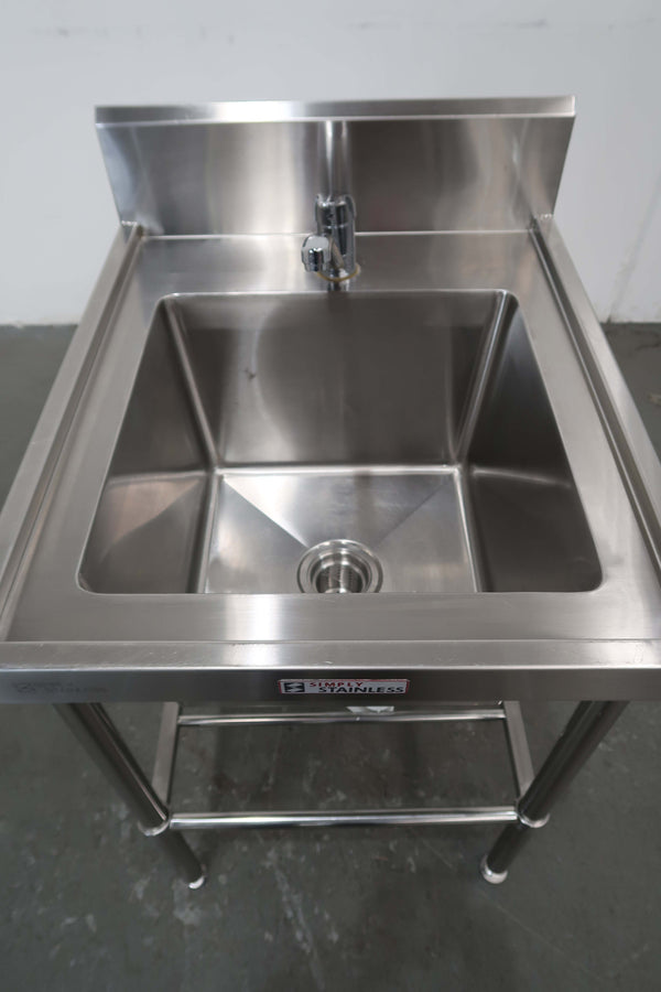 Stainless Steel Sink Bench & Splashback (5)