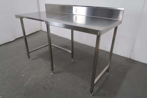 Stainless Steel Bench With Splashback (2)