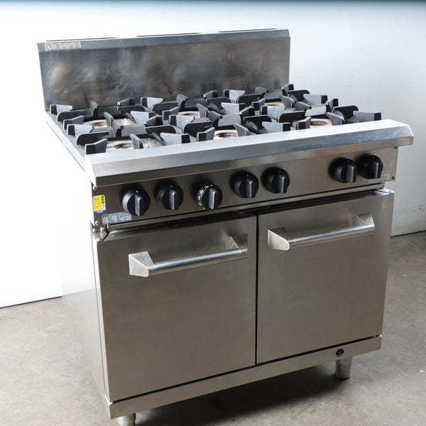 Luus RS-6B 6 Burner Range Oven (2)