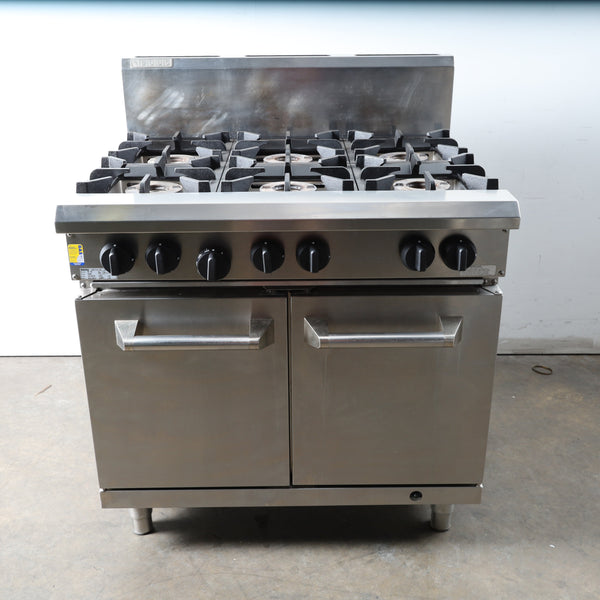 Luus RS-6B 6 Burner Range Oven (3)