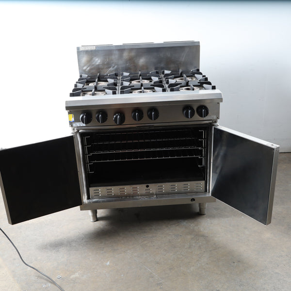 Luus RS-6B 6 Burner Range Oven (4)