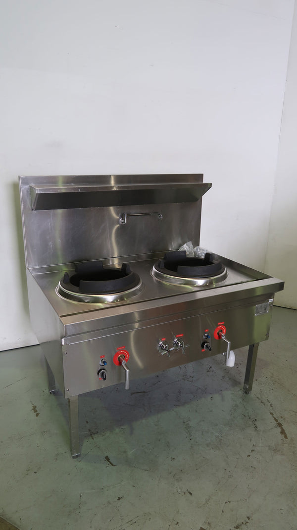 FED WW-2L Waterless 2 Hole Wok Table (2)