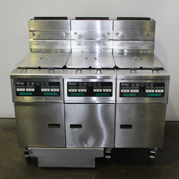 Pitco SG14RS-3FD Triple Pan Fryer (3)