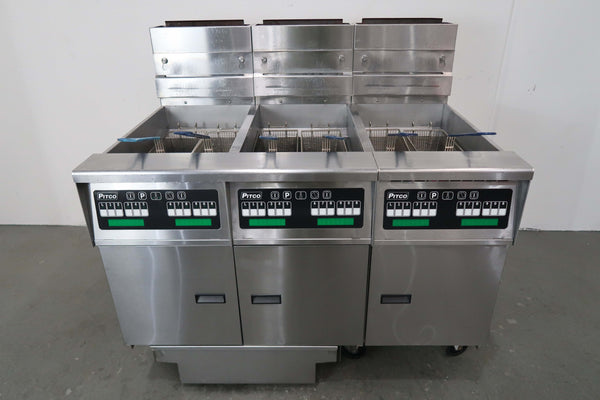 Pitco SG14RS-3FD Triple Pan Fryer (3)