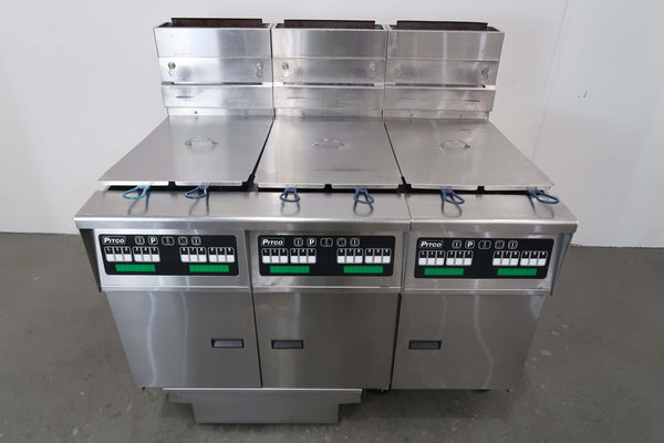 Pitco SG14RS-3FD Triple Pan Fryer (6)