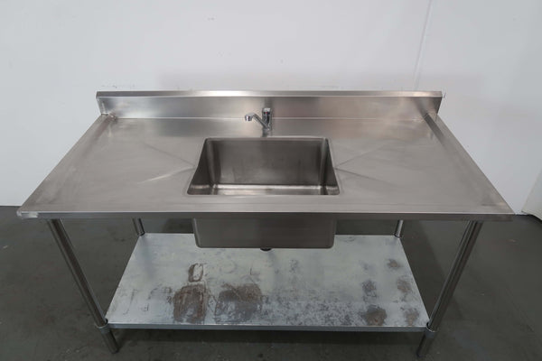 Stainless Steel Sink Bench With (3)
