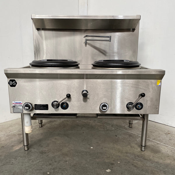 B&S UFWWD-2 2 Hole Wok Table (2)