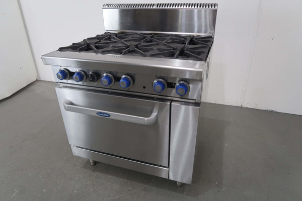 Cookrite ATO-6B-F 6 Burner Range Oven (2)