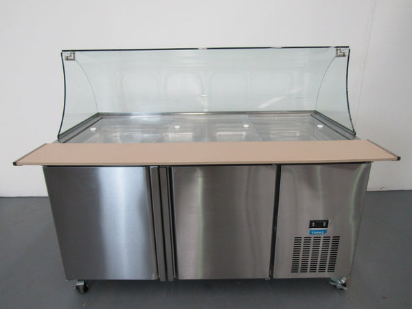 Topaz HTN2BASDSS - Sandwich Prep Bench (2)
