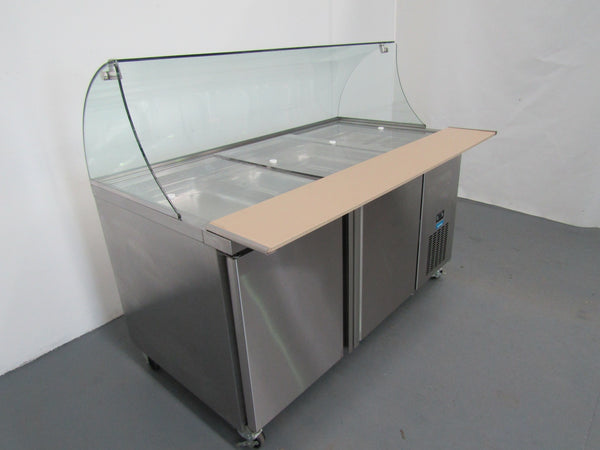 Topaz HTN2BASDSS - Sandwich Prep Bench (3)