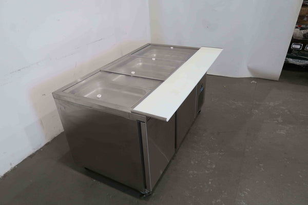 Topaz HTN2BASDSS - Sandwich Prep Bench (4)