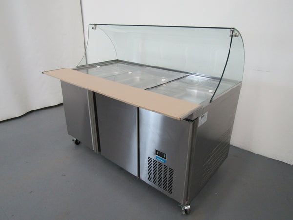 Topaz HTN2BASDSS - Sandwich Prep Bench (4)