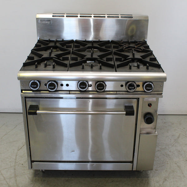 True Heat R90-6-NG 6 Burner Range Oven (3)